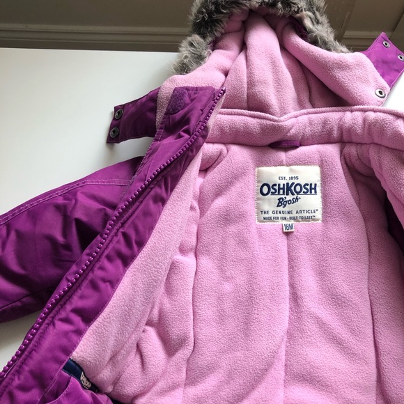 18M Girls: Purple Winter Jacket - Picture 4 of 5